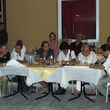 Giuria (Gian marco Gualandi, Franz Campi, Andrea Mingardi, Andrea Ferrario e Beba Naldi)